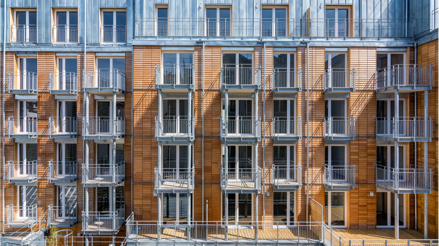 Paris Habitat : 100 logements, crèche, attiques - Nominé Equerre d\'argent 2016